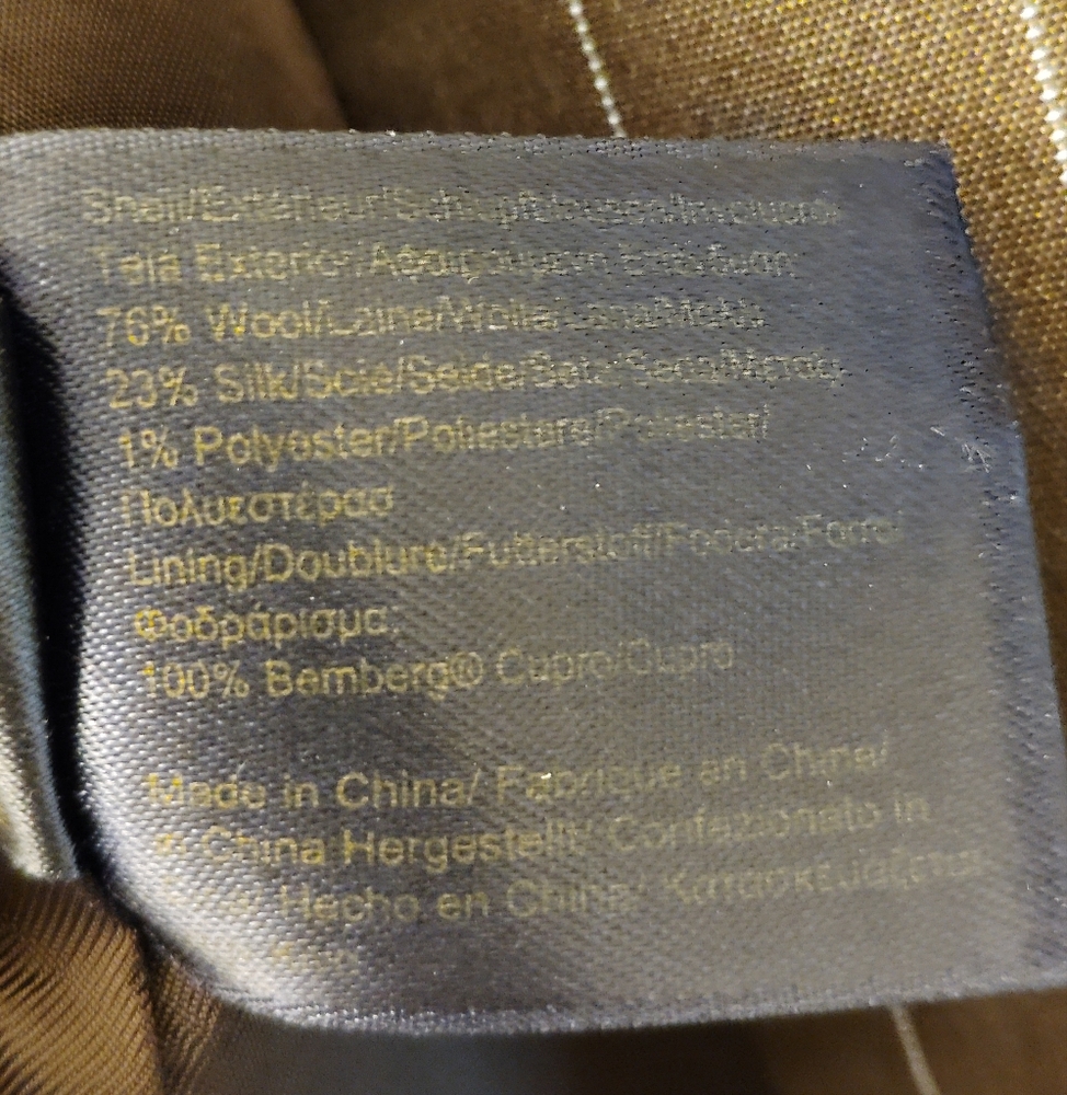 Brooks Brothers Brown Suit Classic Wool Blend - Picture 7 of 9